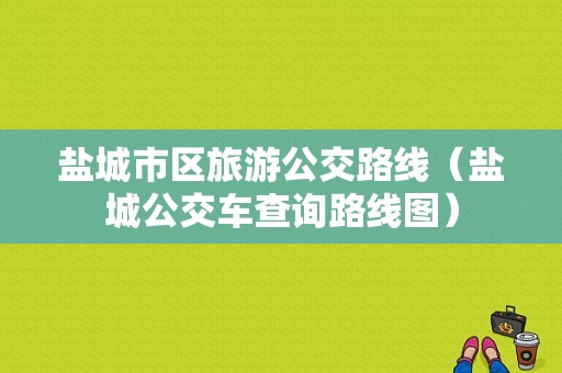 盐城市区旅游公交路线（盐城公交车查询路线图）-图1