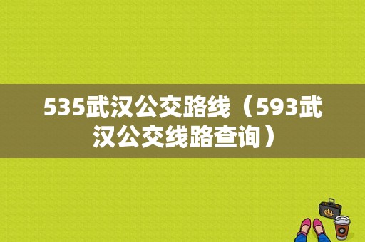 535武汉公交路线（593武汉公交线路查询）