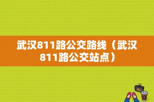 武汉811路公交路线（武汉811路公交站点）-图1