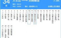 呼和浩特34路公交路线（呼和浩特34路公交路线查询）