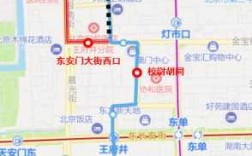 王府井的公交路线（王府井的公交路线图）