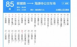 温州市85路公交路线（温州85路公交车多少时间一班）