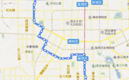 西安217公交路线图（西安217路车路线）