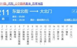 沈阳221公交路线图（沈阳221公交车路线时间表）