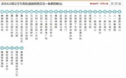 武汉411公交路线（武汉411路公交车路线路线）