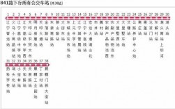 最新841公交路线（841公交车路线路线查询）