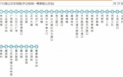 区733公交路线去（733公交车路线图）