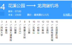 车254路公交路线图（254公交路线途经线路表）