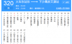 车320路的公交路线（车320路的公交路线怎么走）