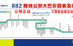 882公交路线图（882公交车路线路线图）