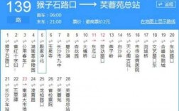 福州公交路线139查询（福州139路发车时间表）