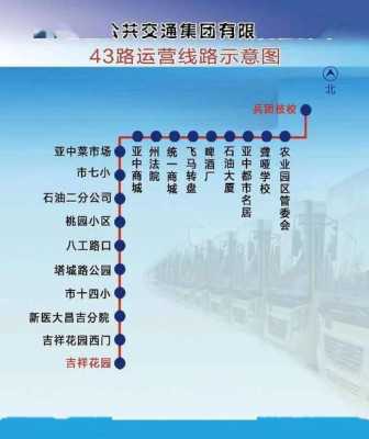 昌吉市43路公交路线（昌吉市六路车公交路线时间表）-图1