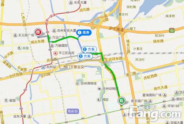 苏州5路公交路线图（苏州5路车末班车几点）-图3