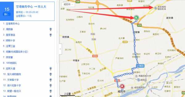 咸阳副十五路公交路线（咸阳十五路公交路线图最新）-图3