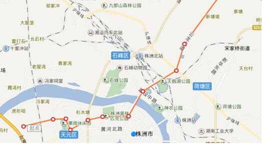 株洲四中公交路线（株洲市四路公交车路线）-图3