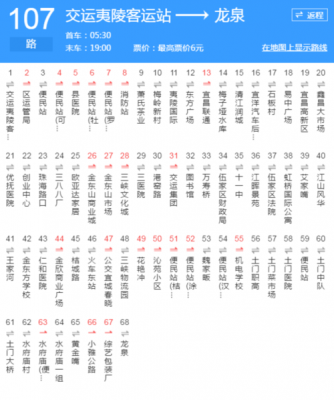 宜昌107路线公交路线（宜昌107路线公交路线查询）-图1