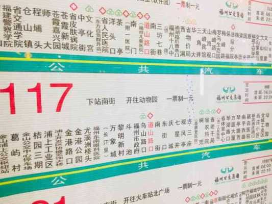 福州117路公交路线（福州117路公交路线查询）-图2