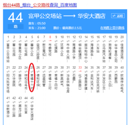 烟台523路车的公交路线（烟台52路公交车站点名）-图3