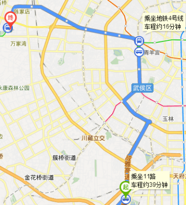 高新到石羊场公交路线（高新区石羊场路555号）-图3