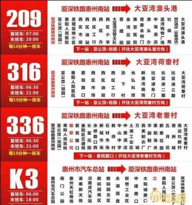 惠州325公交路线（惠州332路公交时间）-图3