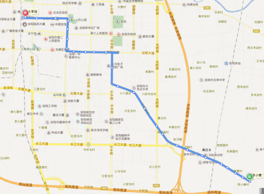 安阳北大街公交路线（安阳十一路公交路线）-图2