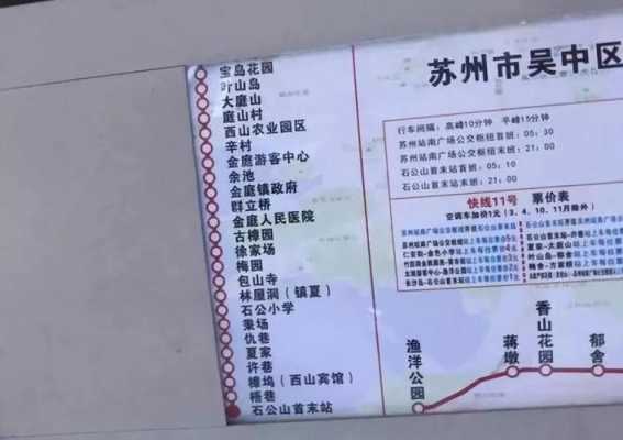 110公交路线苏州（苏州110路公交线路）-图3