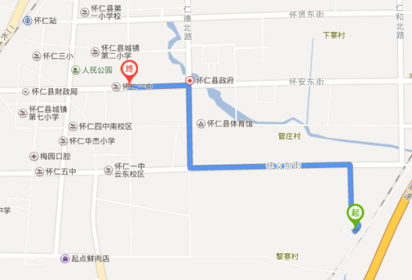 怀仁6路公交路线（怀仁一路车公交路线）-图1