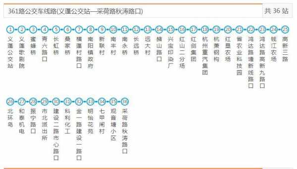 杭州100路公交路线（杭州100路发车时间表）-图2