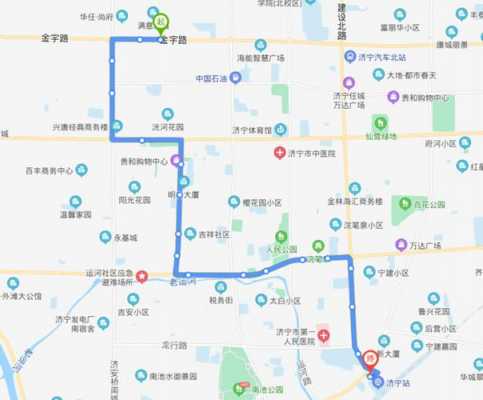 济宁106路车公交路线（济宁市106公交车行车路线）-图1