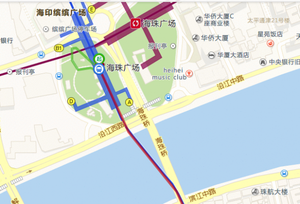 经过海珠广场公交路线（到海珠广场坐几号地铁）-图3