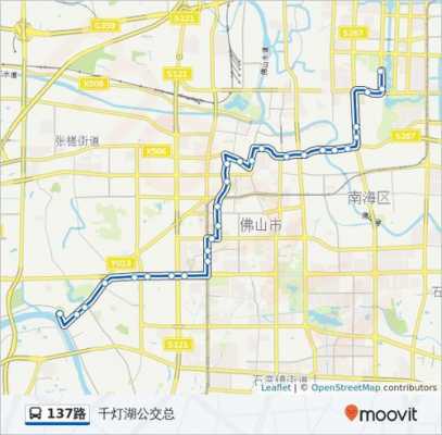 137路车公交路线图（137路公交车站点车）-图2