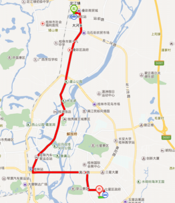 桂林1路车公交路线（桂林1路车公交路线图）-图3