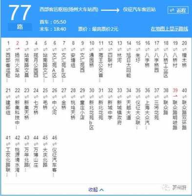 仪征公交路线7路车（仪征77路公交）-图1