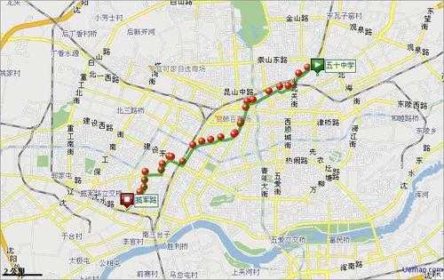 沈阳市232公交路线（沈阳公交232路公交车路线）-图2