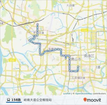 佛山市158公交路线（佛山158路公交车路线）-图1