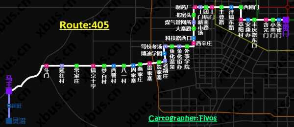 车405路公交路线（405公交车路线图）-图2