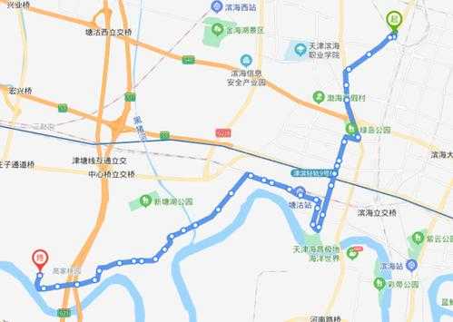 塘沽105公交路线（塘沽公交105路路线路图）-图1