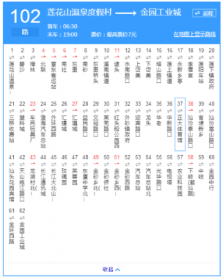 新区102公交路线（102路公交线路查询）-图1