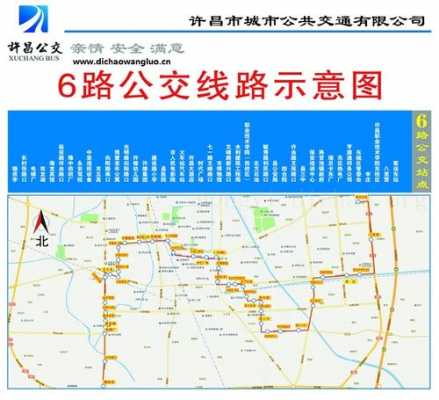 许昌6路公交路线（许昌6路公交路线图）-图1