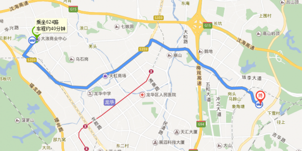 深圳北到大浪公交路线（深圳北到大浪坐什么车）-图1