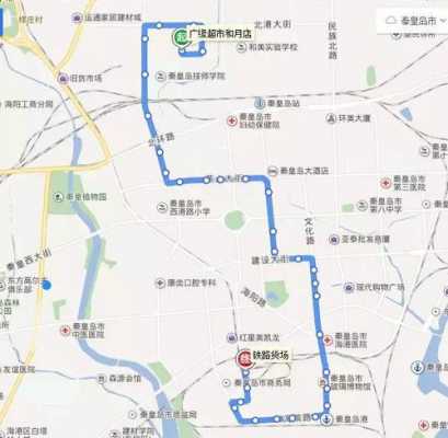 经过秦皇岛商城的公交路线（秦皇岛22路公交路线）-图2