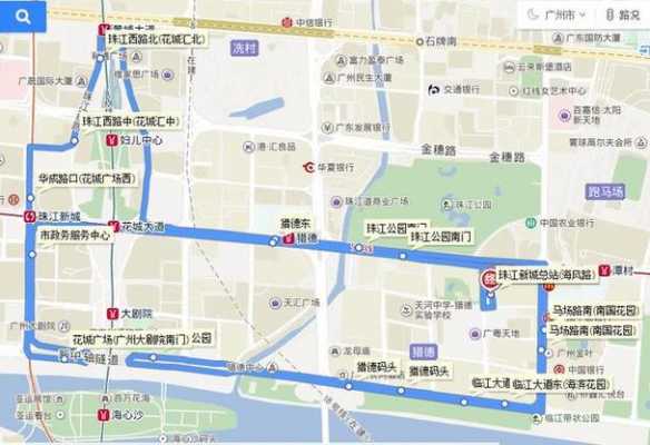 广州观光2路公交路线（观光1号线公交路线）-图1