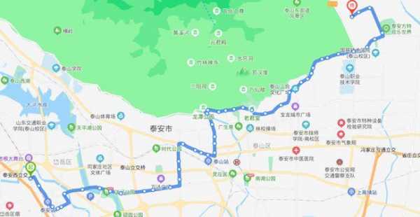 泰安202公交路线（泰安202车路线公交路线）-图1