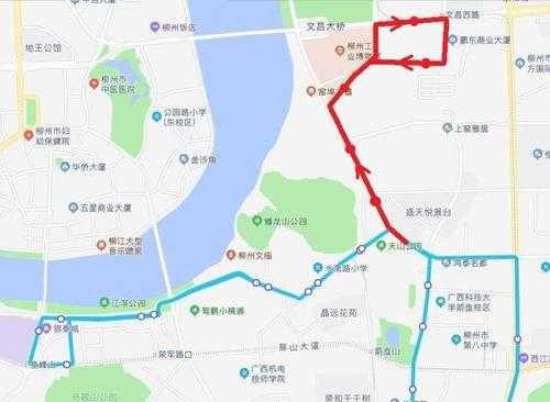 l柳州公交路线图（柳州55路车公交路线图）-图3