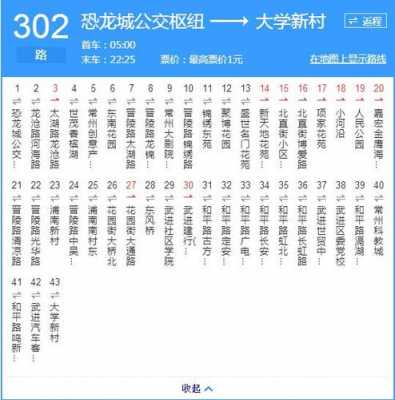 最近的302路公交路线（302公交车路线查询定位）-图1