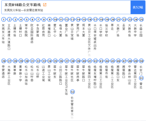 818路公交路线（818路公交车路线图）-图2