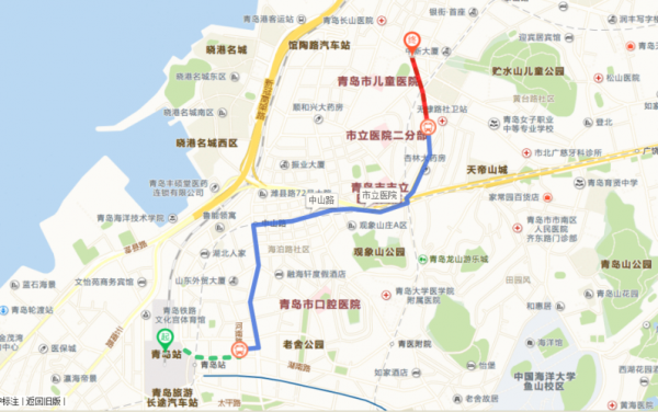 青岛28路车公交路线（青岛28公交车路线图）-图3