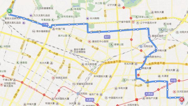 287沈阳公交路线（沈阳公交车287路线路图）-图1