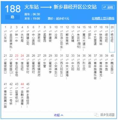 新乡42路车公交路线（新乡44路公交路线）-图1