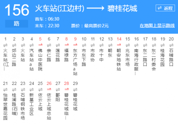 南海的所以公交路线（南海公交站电话号码）-图3